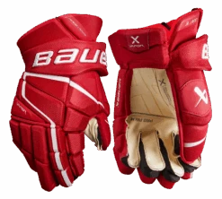 Bauer Vapor 3X Pro Senior Hockey Gloves -Bauer 3XPRO SR FRONT RED2