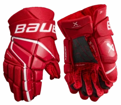 Bauer Vapor 3X Intermediate Hockey Gloves 21 Bauer Vapor 3X Intermediate Hockey Gloves -Bauer 3X SR FRONT RED2 aad738a5 bcda 41b8 b600 e08de21139e5